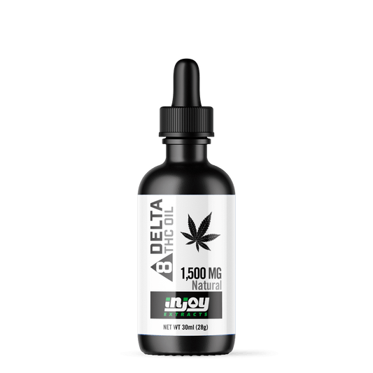Delta 8 tincture 1500mg - natural flavor - Wholesale Injoy Extracts