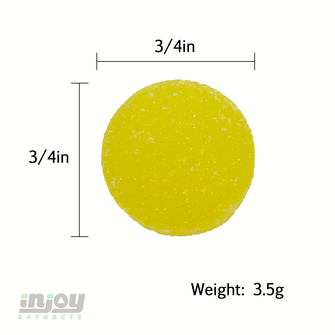 50mg Delta 8 Gummies Wholesale - lemon - Injoy Extracts