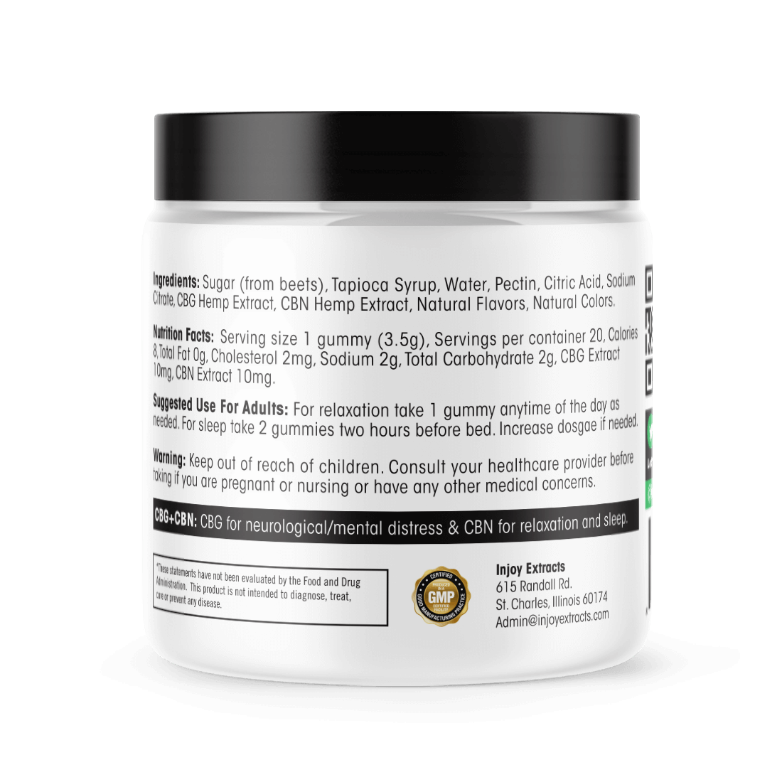 CBN: CBG Gummies - Wholesale Injoy Extracts