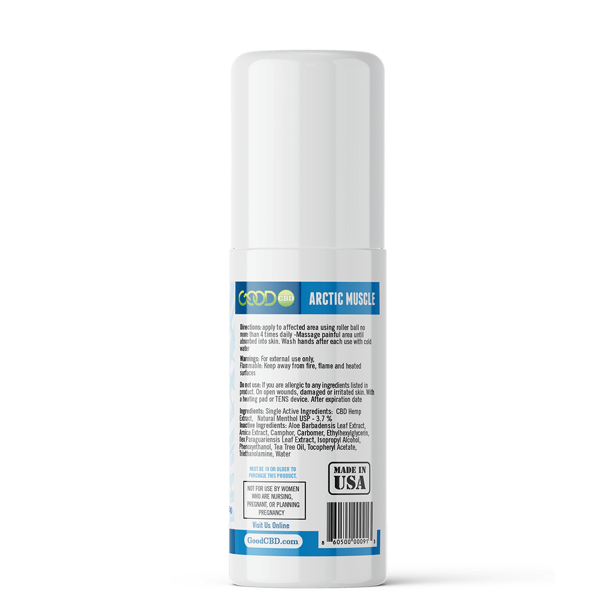 CBD Roll On For Pain - Arctic Muscle