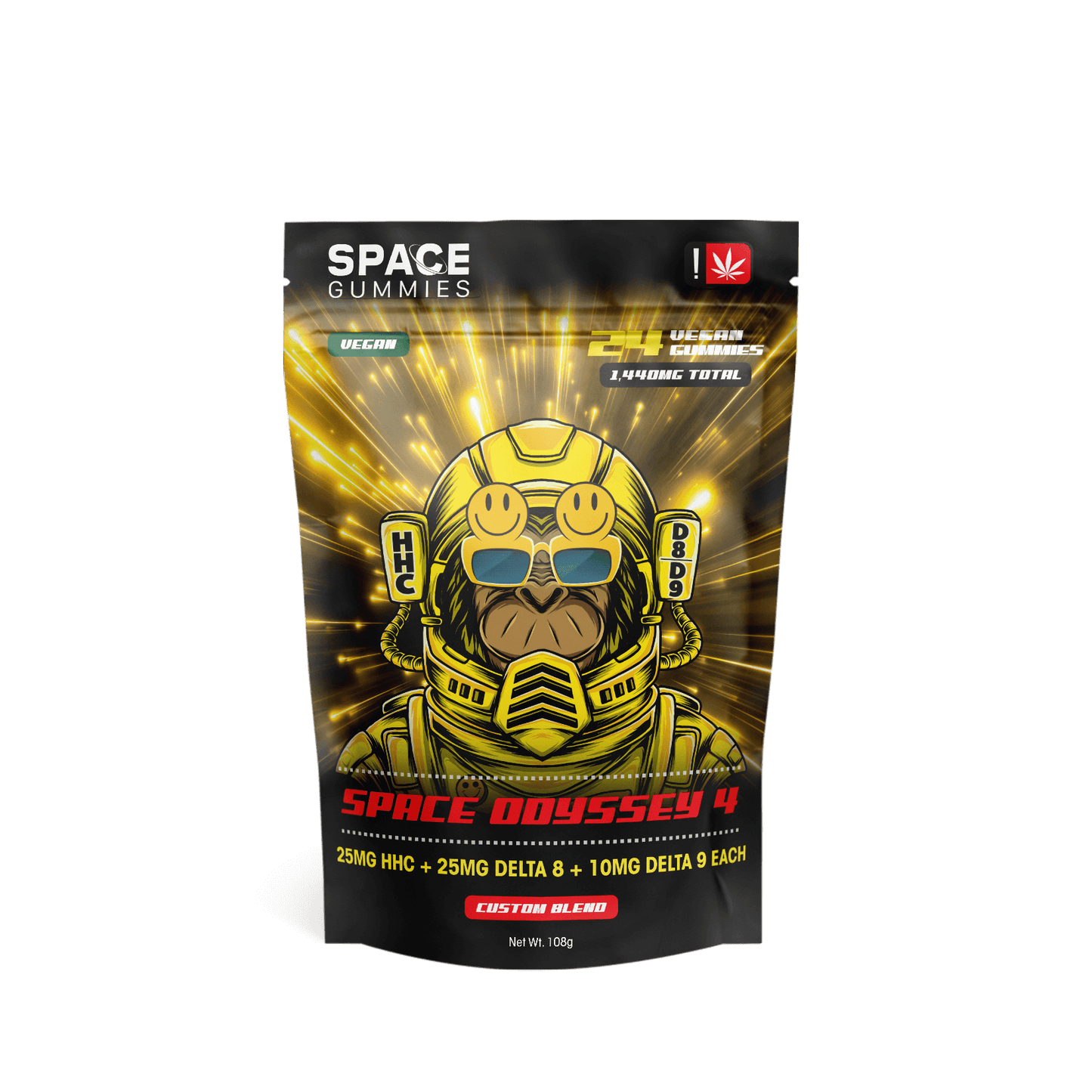 Space Gummies 4 - HHC + D8 + D9