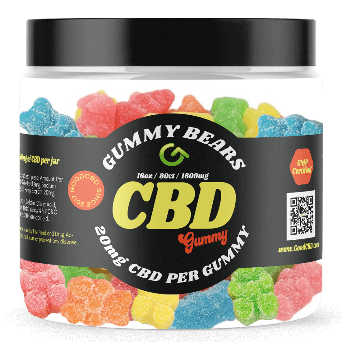 20mg CBD Gummy Bears - Wholesale Injoy Extracts