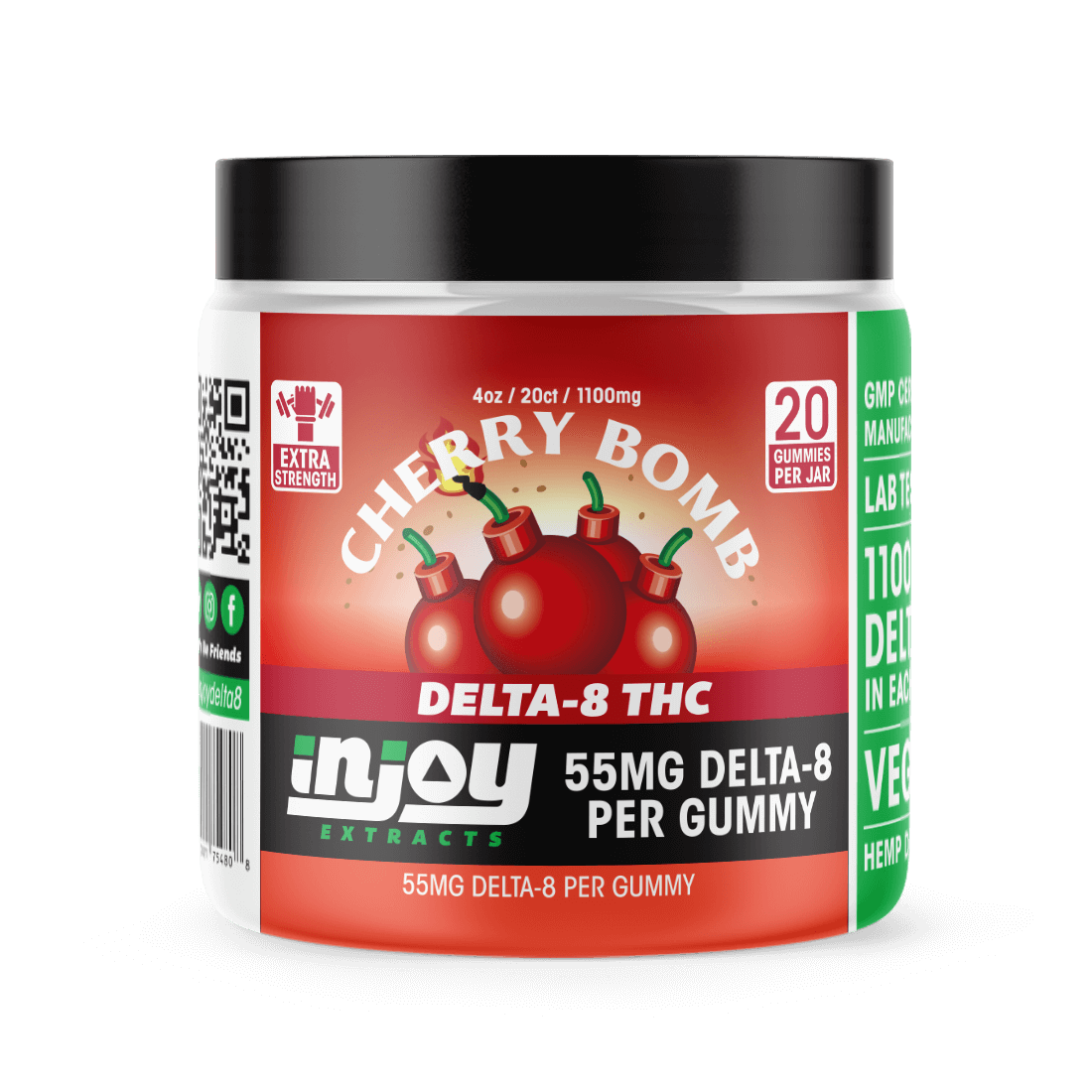 50mg Delta 8 Gummies Cherry - Injoy Extracts