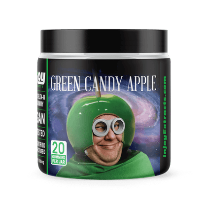 50mg Delta 8 Gummies - Green Candy Apple - Injoy Extracts