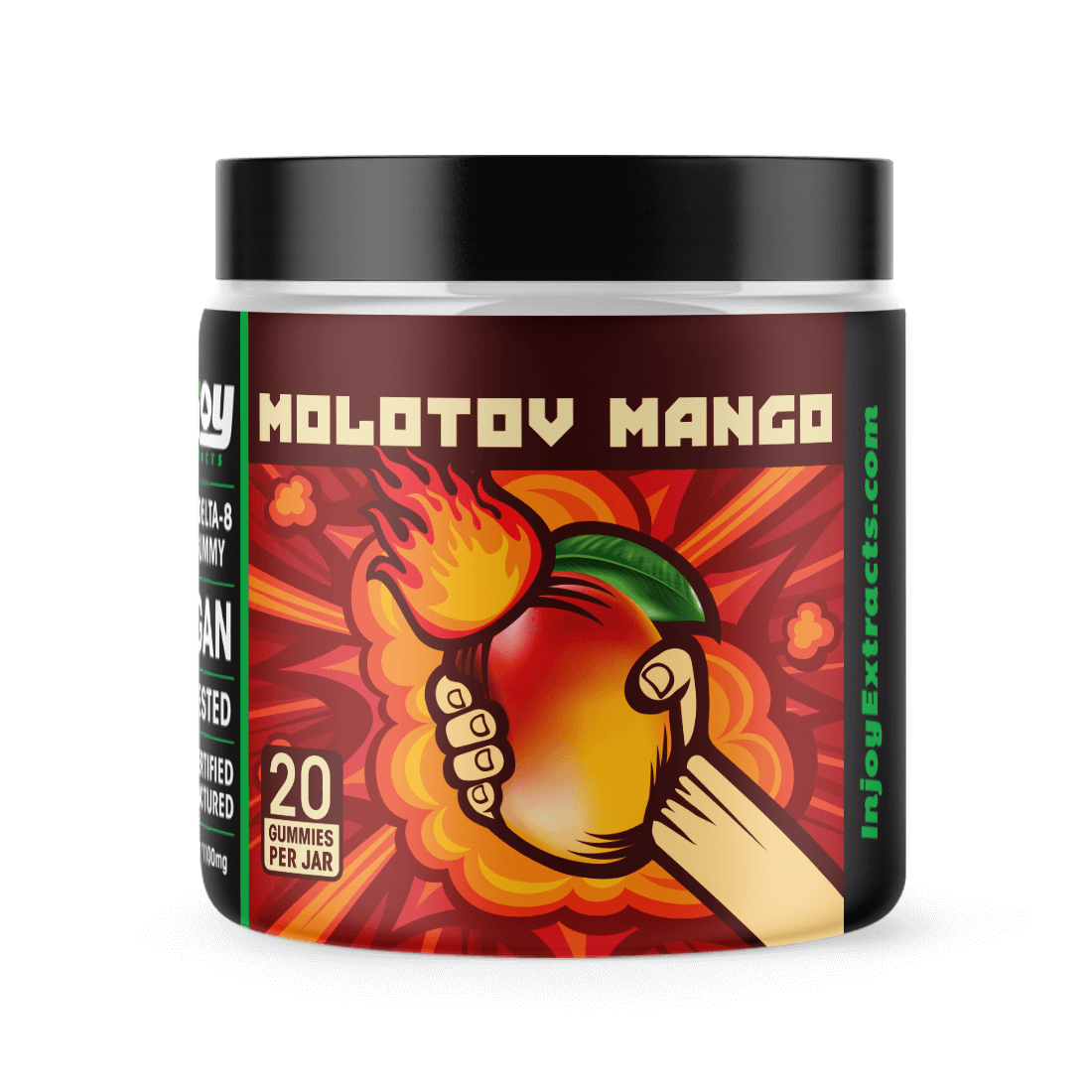 50mg Delta 8 Gummies Mango Flavored - Injoy Extracts