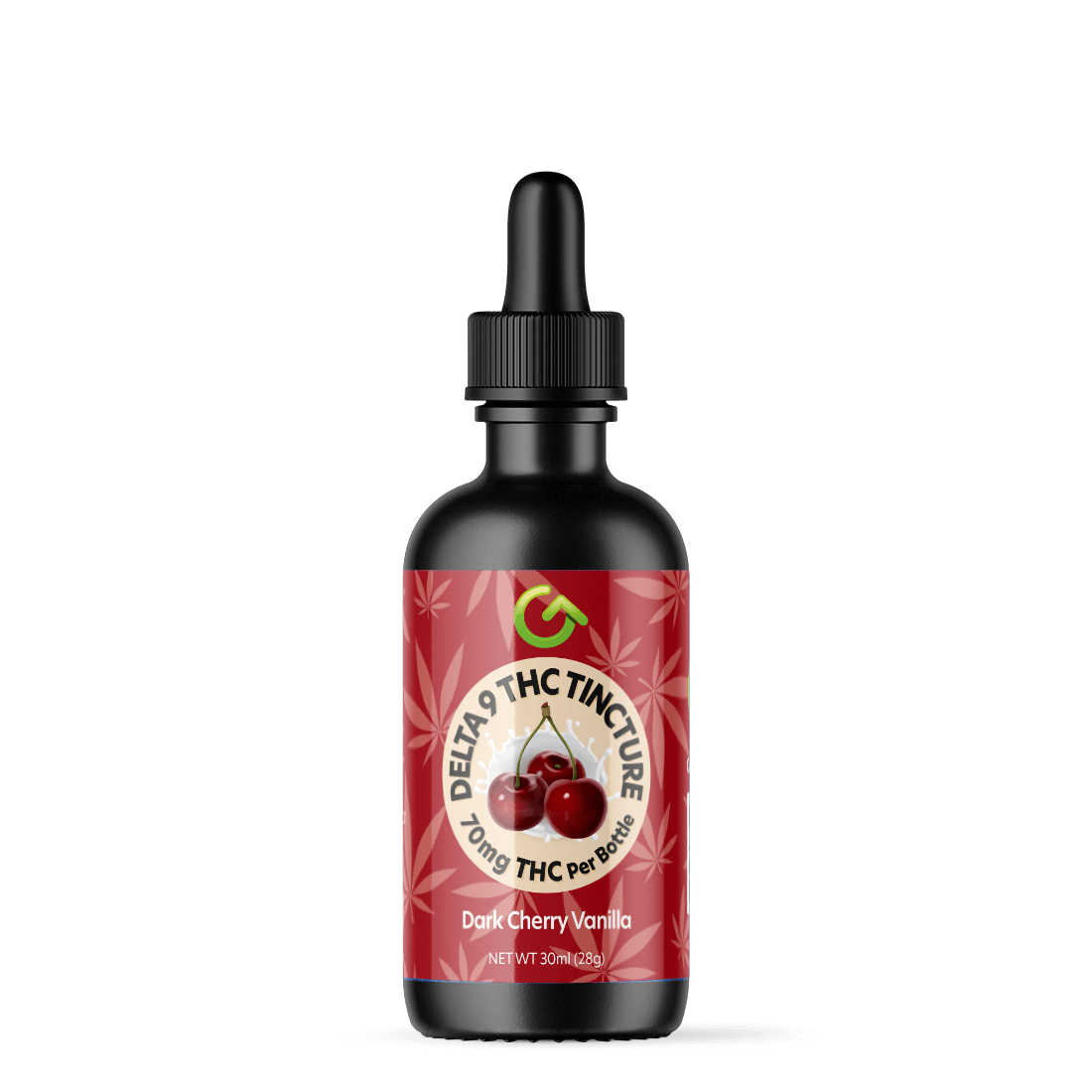 Delta 9 tincture - dark cherry vanilla - 70mg THC 