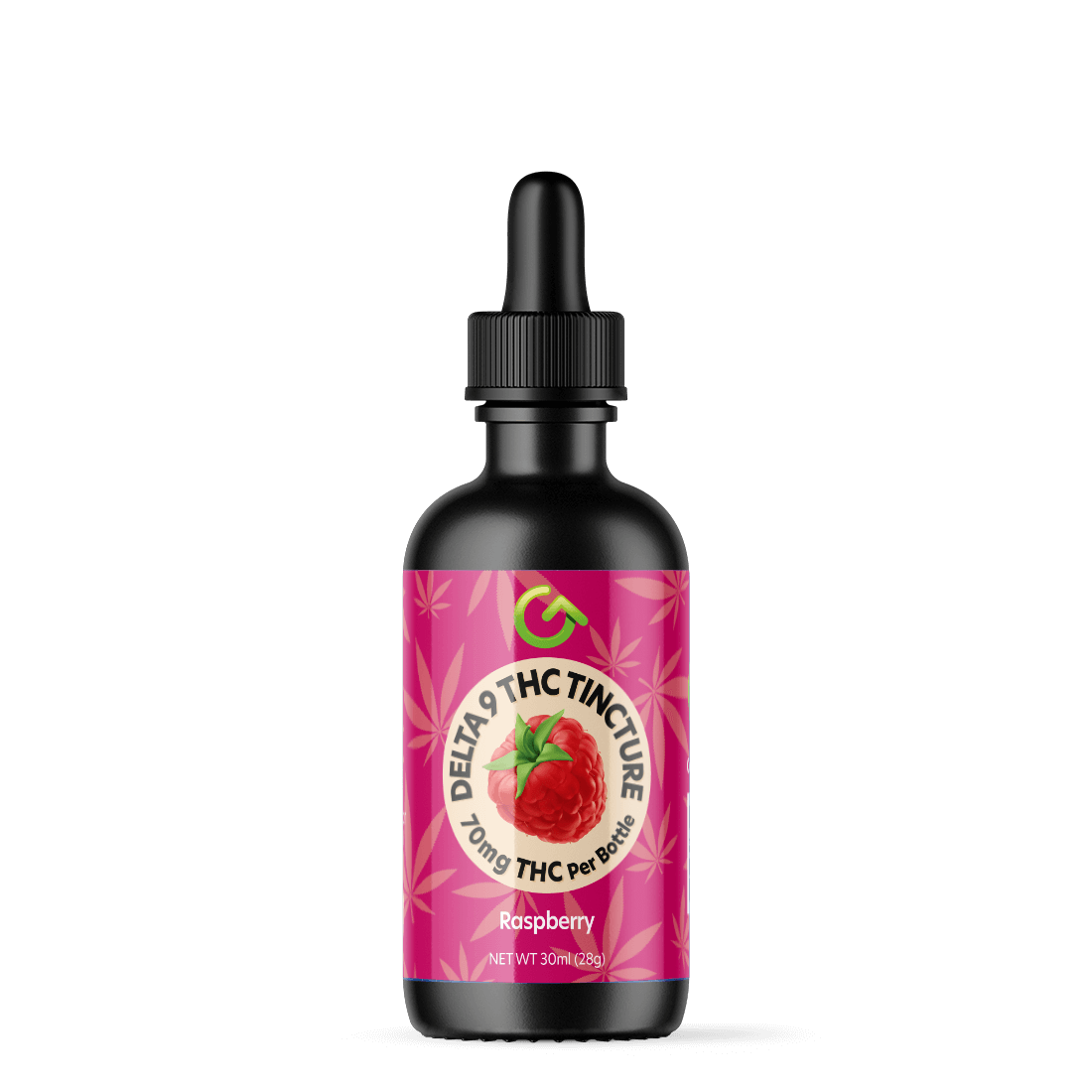 Delta 9 tincture - raspberry - 70mg THC