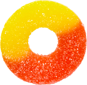 Bulk Delta 8 peach rings - delta 8 gummy rings wholesale