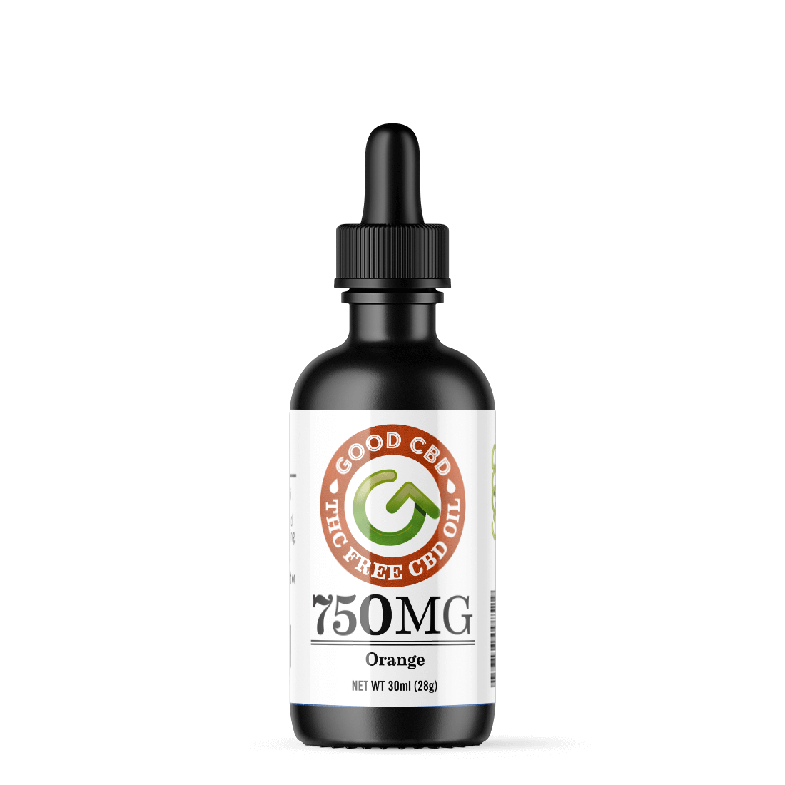 750mg CBD Oil THC free, orange flavor CBD oil - Good CBD Online Store