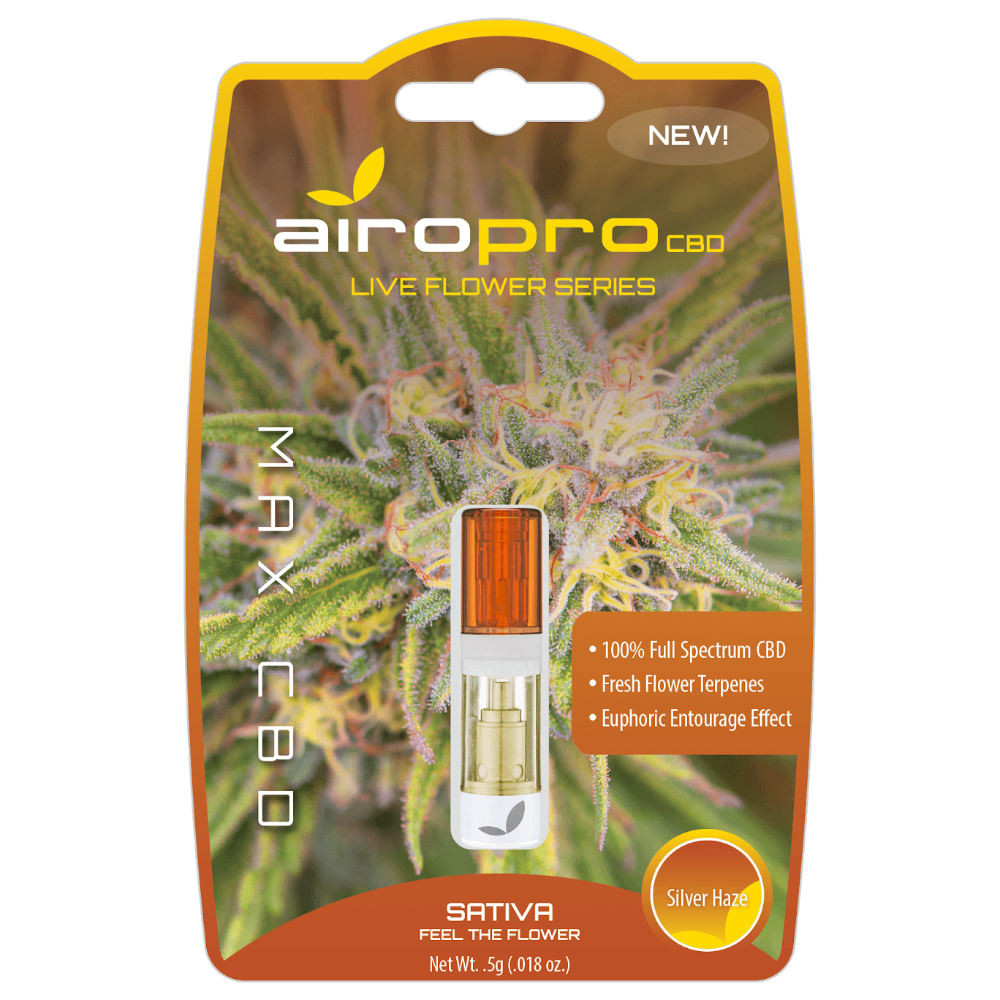 AiroPro Live Flower cartridges - Silver Haze - AiroPro Wholesale