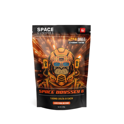 wholesale space odyssey 6 gummies come with 100mg delta 8 per gummy